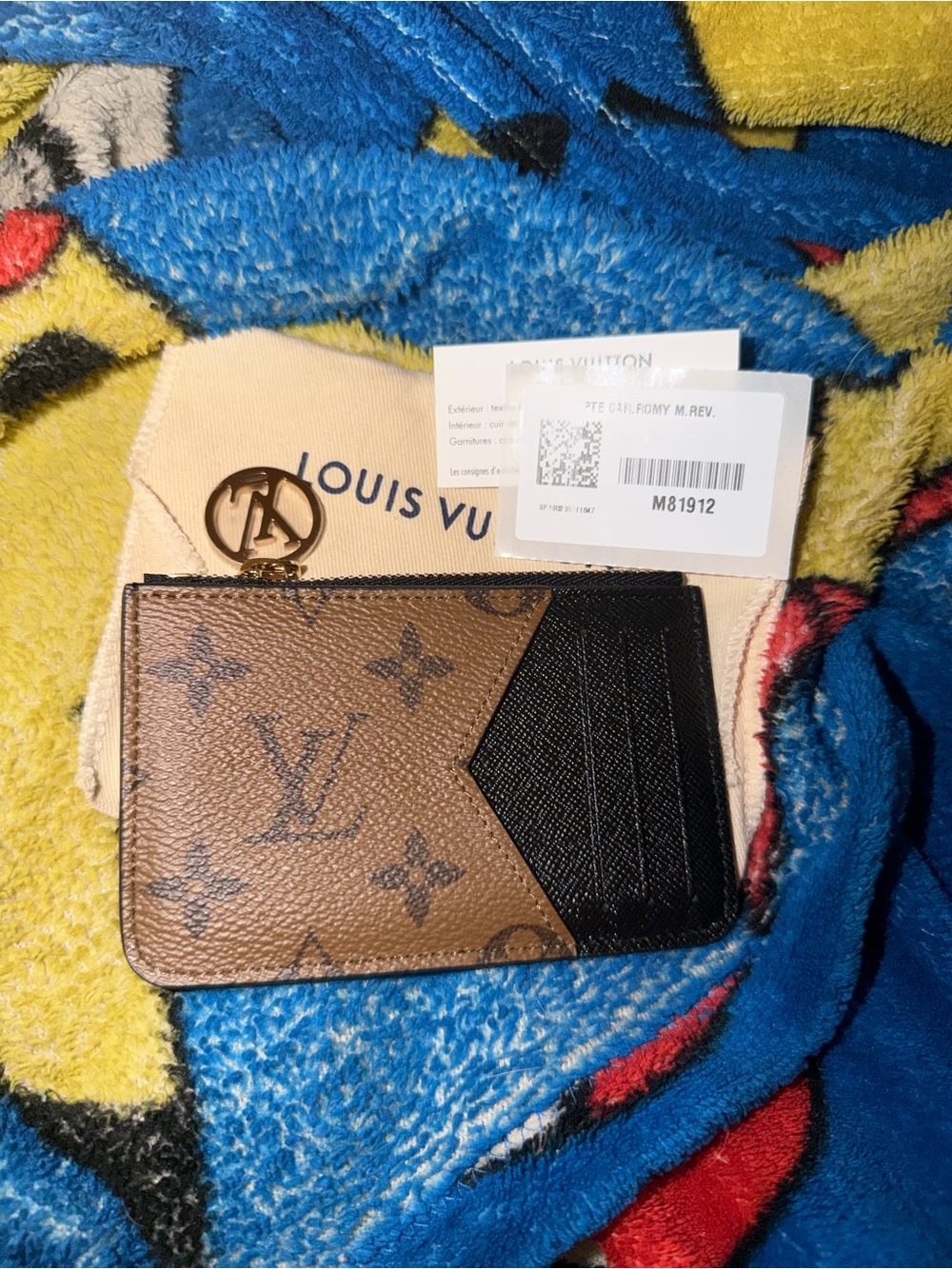Nwt louis vuitton reverse monogram romy card holder